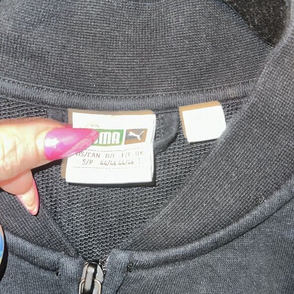 Puma Men’s Black Track Jacket, Size Small! - Picture 2 of 4